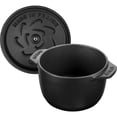 thumbnail image 2 of Staub Cast Iron 0.75-qt Petite French Oven - Matte Black, 2 of 5