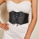 thumbnail image 5 of Corsé con cinturón para mujer, cintura alta elástica ancha, correa debajo del pecho para vestidos de mujer, boda femenina, 5 of 9