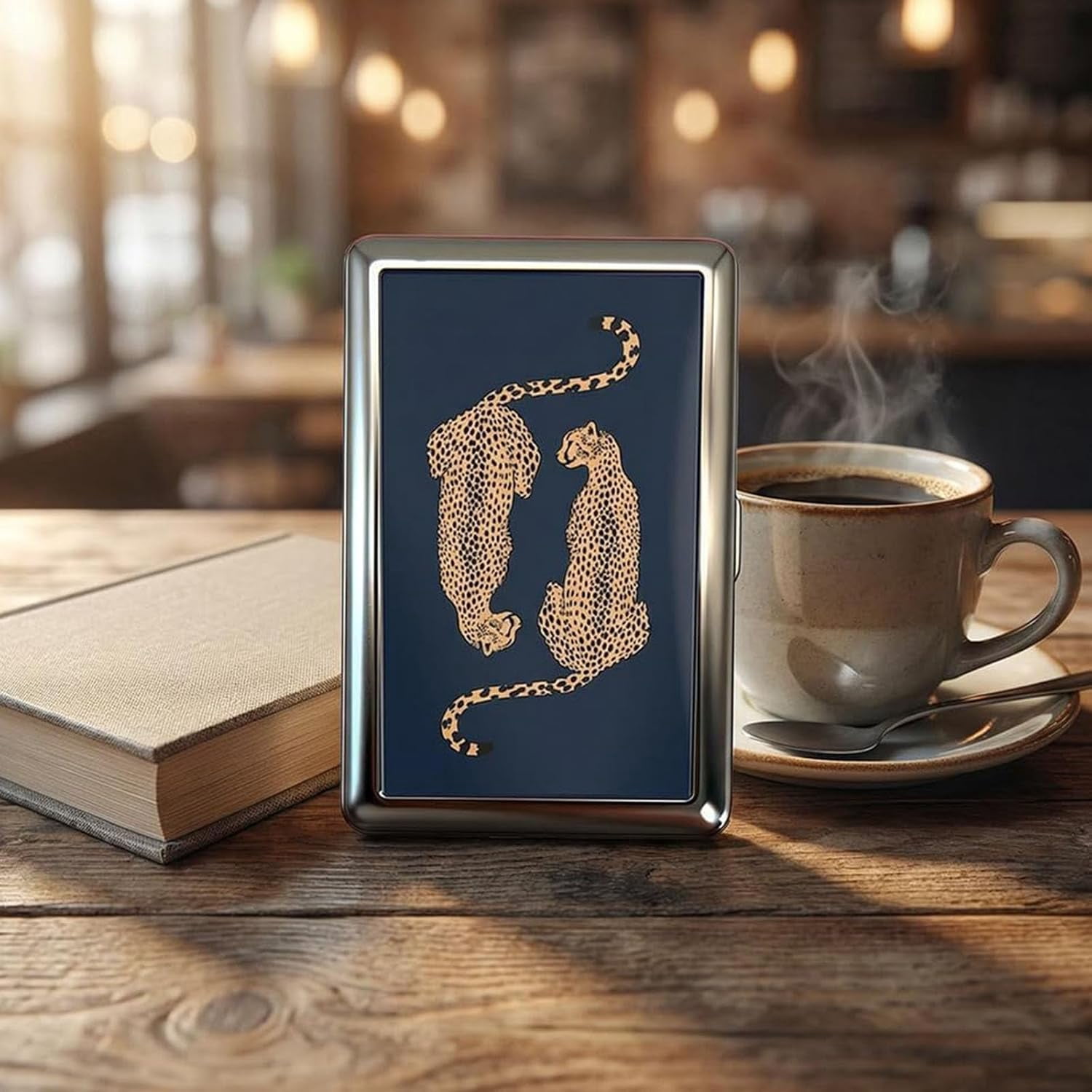 Metal Cigarette Case – Vintage-Style Versatile Card & Cash Case Metal Cigarette Cases , Gift for Men & Women(RL 3 PCS)