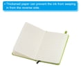 thumbnail image 4 of Unique Bargains Carnet de Notes Ligné A6 5.5x3.7' Couverture Rigide 160 Pages 80 Gsm Papier Épais, Vert, 4 of 8