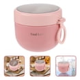 thumbnail image 3 of Plastic Breakfast Container Airtight Overnight Oatmeal Bowl Lidded Yogurt Cup, 3 of 8