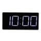 thumbnail image 2 of Reloj despertador digital LED con puerto USB Snooze Table Reloj electrónico (Blanco), 2 of 6