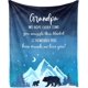 thumbnail image 1 of LHSHID Grandpa Gifts Blanket Gifts for Grandpa from Granddaughter Grandson Grandpa Gifts from Grandchildren Best Granddad Gifts Great Grandfather Gifts Ideas Throw Blankets 30"x40", 1 of 7