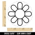 thumbnail image 2 of Daisy Flower Self-Inking Rubber Stamp Ink Stamper - Yellow Ink - Small 3/4 Inch, 2 of 7
