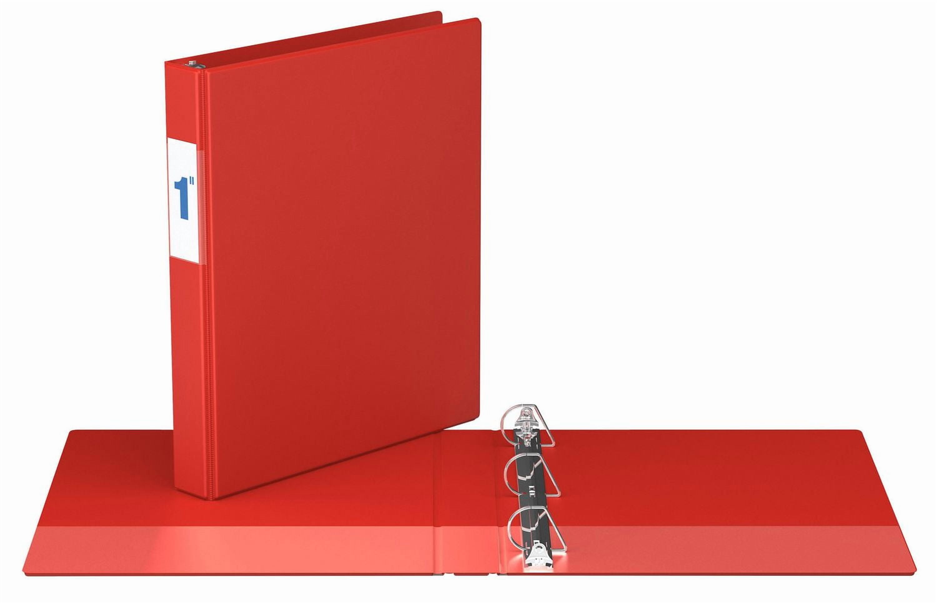 Super économie, Reliure à anneaux en “D” inclinés 1 po, paquet de 6