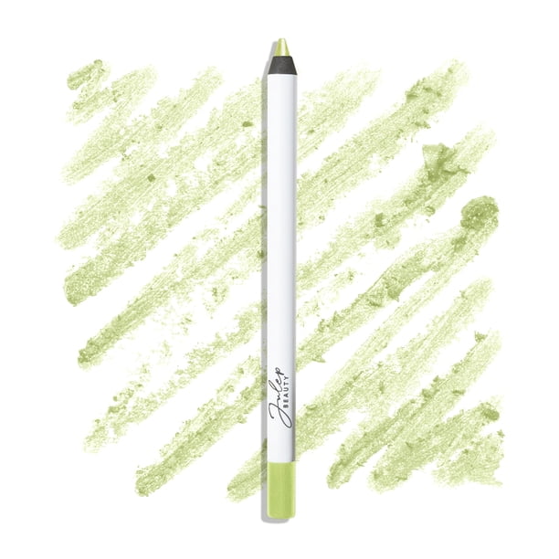 Julep When Pencil Met Gel Delineador de ojos multiusos afilable de larga duración - Green Tea Shimmer - A prueba de transferencia - Delineador de alto rendimiento