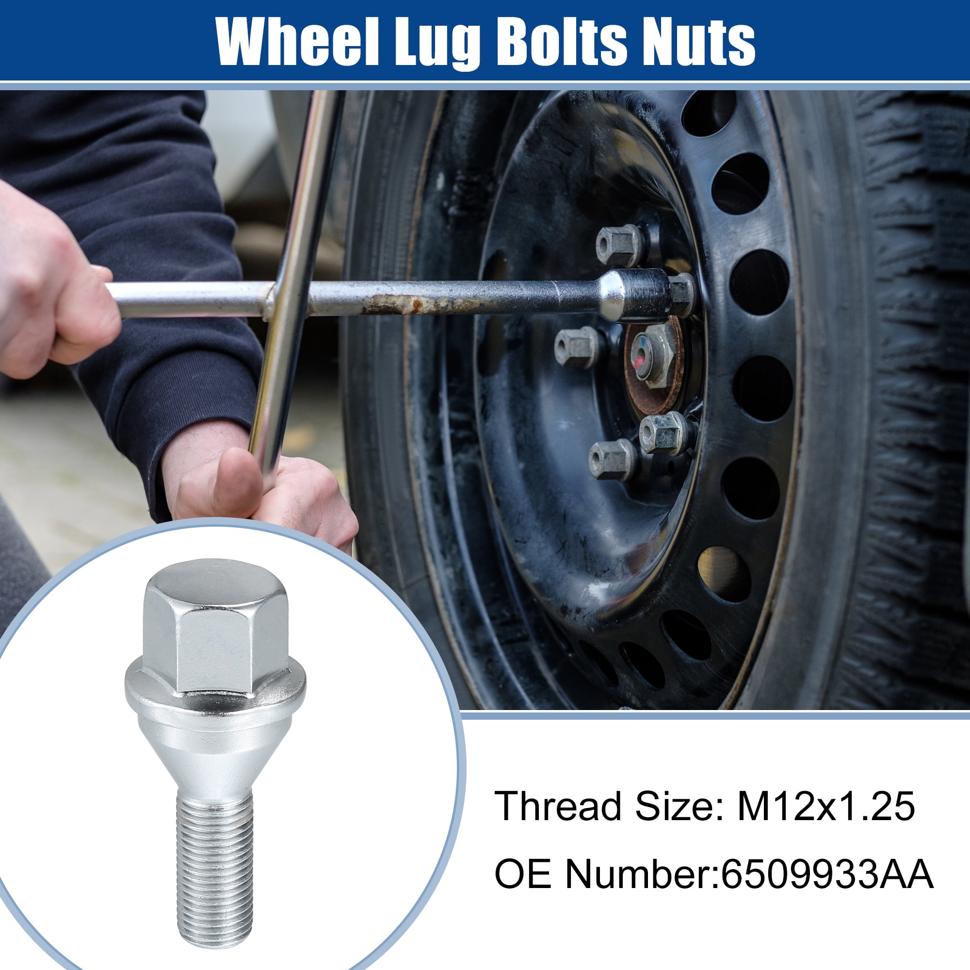 Unique Bargains M12x1.25 Wheel Lug Bolts Nuts Hub Assembly for Jeep Cherokee 2014-2022