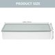 thumbnail image 4 of 3Pcs Pasta Storage Containers with Lid Clear Dry Noddle Holder Airtight Spaghetti Noodle Holder, 4 of 4