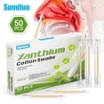 thumbnail image 2 of SharkTRUE Sinus Relief Cotton Swab Portable Individual Package Burdock Essential Oil D5, 2 of 8