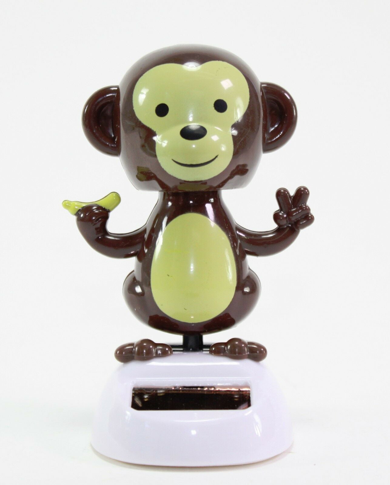 Pink Monkey with cell phone holder Solar Toy Home Decor Holiday Gift US Seller 
