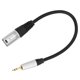 thumbnail image 1 of 0.3 Meters 3.5Mm Male Plug to 3 Pin Xlr Male Shielded Stereo Cable for Microphone Audio Record, 1 of 5