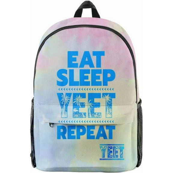 Jey Uso YEET Backpack Printed Multi Zipper Pack Casual Bag (2,F)