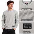 thumbnail image 5 of Southpole Mens Thermal Shirts - Crewneck and Henley Top Long Sleeve Thermal Shirts for Men 2 Pack, 5 of 7
