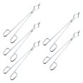 thumbnail image 1 of 5 Pcs Pince pour Creuset en Acier Inoxydable de 45 cm, Support de Pince pour Four de Fusion, 1 of 7