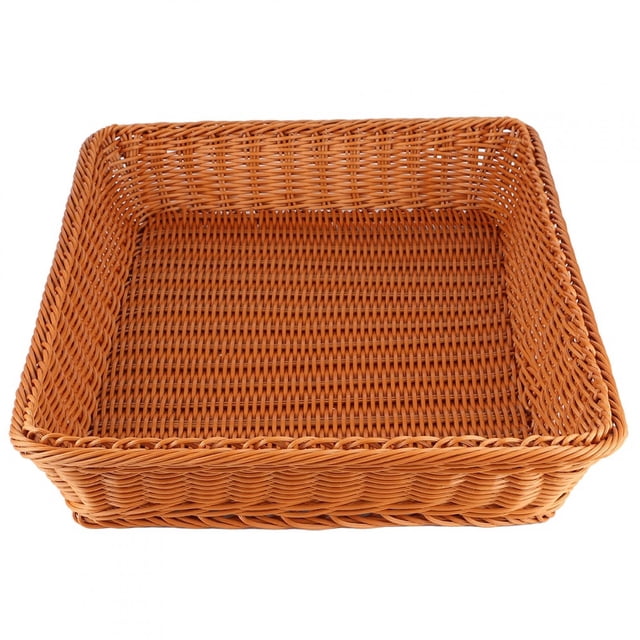 Food Container, Exquisite Food Basket, Durable Long Service Life Fruit Basket, For Office Kitchen Coffee Color XL