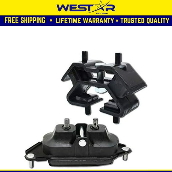 Fits 2000-2011 Chevrolet Impala 3.4L 3.5L Engine Motor & Trans Mount Set 2pcs