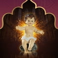 thumbnail image 4 of 10cm Resina Bebé Jesús Muñeca Estatua religiosa Adorno Escultura Decoración artesanal, para , , , salud y niños., 4 of 8