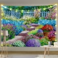 thumbnail image 1 of Tapiz de pared para colgar en la pared, sendero, campiña colorida, 150 x 130 cm, 1 of 1