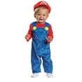 thumbnail image 5 of Super Mario Brother Halloween Costume for Infant, Size 12- 18M, by Disguise, 5 of 10