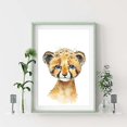 thumbnail image 4 of 2023, Nursery poster decor set of 4 - Baby or girl posters - Jungle Wildlife, 4 of 4