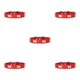 thumbnail image 1 of kurtrusly Comfortable Wear In Multiple Sizes With Stylish PU Durable PU Cat Collar Dogs Collars red 1.5*30cm 5Set, 1 of 6