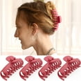 thumbnail image 2 of Big Hair Claw Clips for Women Large Claw Clip for Thin Thick Curly Hair 90's Strong Hold 4.33 Inch Nonslip Matte Hair Clips (4 Pcs), 2 of 15