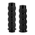 thumbnail image 5 of 1" Black Non-Slip Rubber Handlebar Hand Grips For Harley Honda Yamaha Kawasaki, 5 of 8