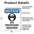 thumbnail image 2 of (2 Pack) Eye Protection Required Sign, 2 of 7
