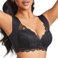 thumbnail image 1 of Sujetador con aros y sujeción ligera para mujer - Sujetador camiseta con tirantes convertibles y espalda en U lisa, 1 of 8