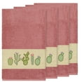 thumbnail image 2 of Authentic Hotel and Spa  Turkish Cotton Cactus Embroidered Tea Rose 4-piece Bath Towel Set, 2 of 3