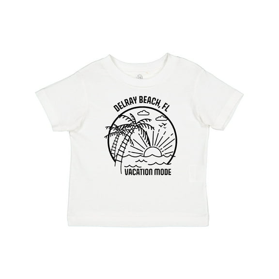 Inktastic Summer Vacation Mode Delray Beach Florida Boys or Girls Baby T-Shirt