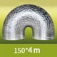 thumbnail image 1 of Manguera de ventilación de papel de aluminio Manguera de ventilación para secadora Manguera de polvo de papel de aluminio 150 Manguera de ventilación Manguera de polvo de papel ANGGREK Otros, 1 of 1