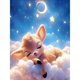 thumbnail image 1 of 5D DIY Taladro Ciervo Durmiendo en Las Nubes Kit 30x40cm, 1 of 9