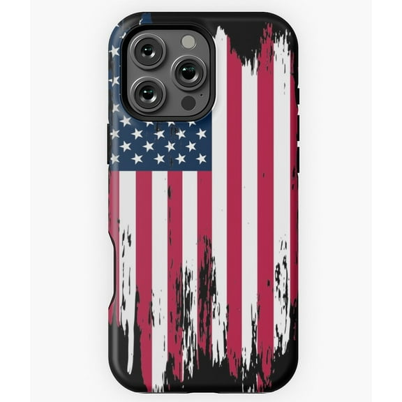 Vintage Distressed USA Flag N4167 Phone Case for iPhone 17 16 15 14 13 12 11 Pro Max