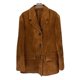 thumbnail image 3 of Chaqueta de gamuza marrón vintage para mujer, chaqueta de traje de cuero de gran tamaño y holgada de alta calidad, abrigo informal para mujer, ropa de calle 2024, 3 of 5