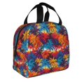 thumbnail image 2 of Sikiie Colorful Hawaii Palms Lunch Bag for Women & Men Adult Insulated Lunch Box, Food Lunch Containers Lunch Tote Bags for Work, Travel, Outdoor, 2 of 8