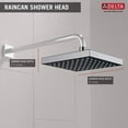 thumbnail image 3 of Delta 52841-SS Brilliance Stainless Single Function Shower Head with Touch Clean, 3 of 10