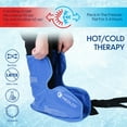 MEDLOT Foot Ankle Ice Pack Wrap, Hot Cold Therapy , Large Reusable Gel