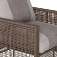thumbnail image 3 of Four Seasons Courtyard Radde 3 Pc Woven Wicker Deep Seating Chat Set, Beige, 3 of 6