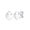 Silver, variant on Elli by Julie & Grace Smile Face Emoji Crystals Earring 925 Silver For Women