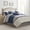 Blue, variant on Madison Park 7 Piece Faux Suede Comforter Set