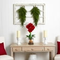 thumbnail image 2 of Nearly Natural 28" Fern Artificial Wreath (Set of 2), 2 of 3