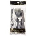 thumbnail image 4 of Amscan Premium Assorted Party Cutlery, 24 piece, Silver, 4 of 5
