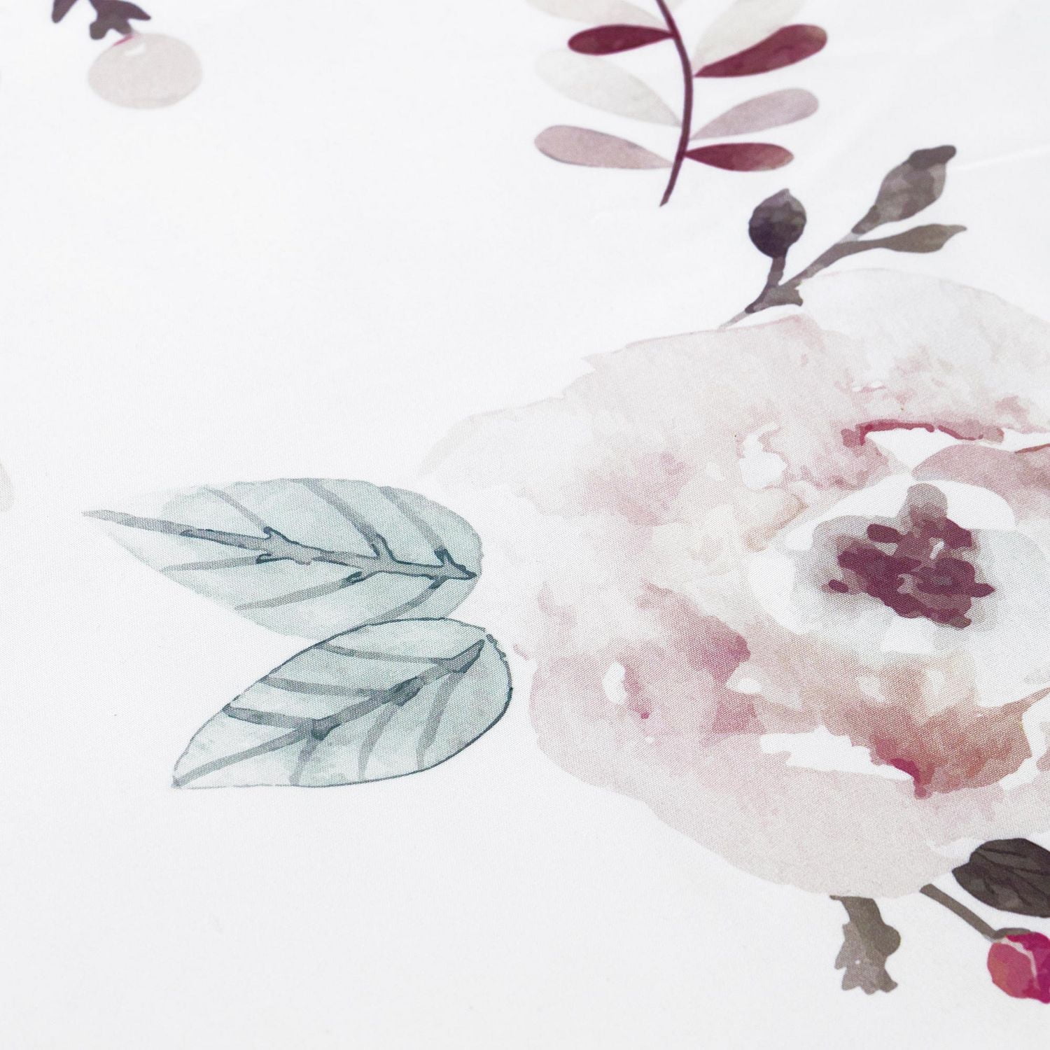 South Shore DreamIt Housse de couette aquarelle Florale-Blanc et rose