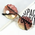 thumbnail image 2 of Kid Girls Boys Sunglasses Lightweight Sun Protection UV400 Round Flower Gradient Eyewear, 2 of 2