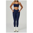 thumbnail image 2 of PISONIC Two Piece Workout Sets For Women Sport Bra Matching High Waist Scrunch Butt Leggings Gym Yoga Active Wear Outfits, 2 of 7