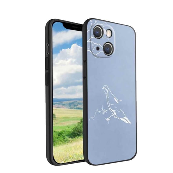Bird-5 Phone Case, Degined for iPhone 13 Case Men Women, Flexible Silicone Shockproof Case for iPhone 13