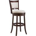 thumbnail image 1 of ZXNYH Swivel Pub Height Barstool 29 Inch Seat Height Black Set of 1, 1 of 8