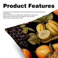 thumbnail image 2 of Thanksgiving Fruits Luxurious Velvet Throw Pillow Inserts with Unique Patterns - Set of 2 (16x16, 18x18, 20x20 Inches) for Bed, Chair Pillow Covers for Any Occasion, 2 of 6