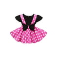 thumbnail image 2 of Blotona Baby Girl Strap Dress Ruffle Outfits Polka Dot Overall Dress Bow Polka Dot Skirts Set, 2 of 9